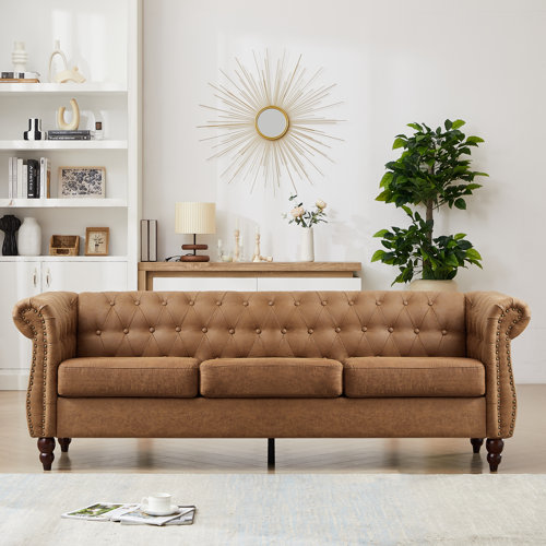 Lark Manor Arsha 84'' Upholstered Sofa & Reviews | Wayfair